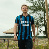 Maillot de football rétro COPA Club Brugge 1981-82 noir bleu