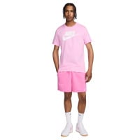 Ensemble d'été Nike Sportswear Icone Futura, rose et blanc