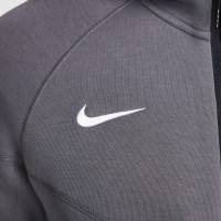 Nike Tottenham Hotspur Tech Fleece Survêtement 2024-2025 Gris Foncé Blanc