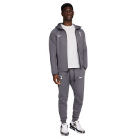 Nike Tottenham Hotspur Tech Fleece Survêtement 2024-2025 Gris Foncé Blanc