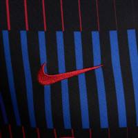 Nike FC Barcelone Pre-Match Maillot d'Entraînement 2024-2025 Noir Bleu Rouge