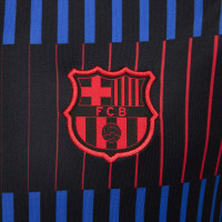 Nike FC Barcelone Pre-Match Maillot d'Entraînement 2024-2025 Noir Bleu Rouge