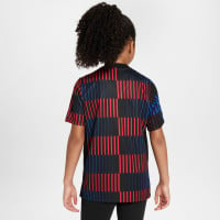 Nike FC Barcelone Pre-Match Maillot d'Entraînement 2024-2025 Enfants Noir Bleu Rouge