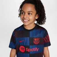 Nike FC Barcelone Pre-Match Maillot d'Entraînement 2024-2025 Enfants Noir Bleu Rouge