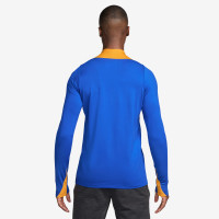 Nike Inter Milan Strike Haut d'Entraînement 1/4-Zip 2024-2025 Bleu Doré