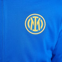 Nike Inter Milan Strike Trainingspak Full-Zip 2024-2025 Kids Blauw Donkerblauw Goud