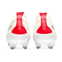 Sokito Scudetta Gras Voetbalschoenen (FG) Wit Rood Zwart