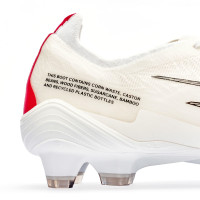 Chaussures de football Sokito Scudetta Gras (FG) blanc rouge noir