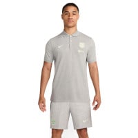 Nike FC Barcelone Ensemble Training Polo 2.0 2024-2025 Gris Vert Clair