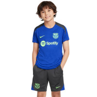 Nike FC Barcelone Strike Ensemble Training 2024-2025 Enfants Bleu Gris Foncé Vert Clair