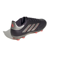 adidas Copa Pure 2 League Gazon Naturel Chaussures de Foot (FG) Mauve Foncé Argenté Rose