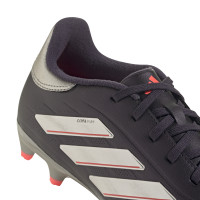 adidas Copa Pure 2 League Gras Voetbalschoenen (FG) Donkerpaars Zilver Roze