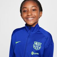 Nike FC Barcelone Strike Survêtement Full-Zip 2024-2025 Enfants Bleu Gris Foncé Vert Clair