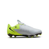 Nike Phantom GX II Academy Gras / Kunstgras Voetbalschoenen (MG) Kids Neongeel Zilver Zwart