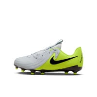 Nike Phantom GX II Academy Gazon Naturel Gazon Artificiel (MG) Enfants Néon Jaune Argenté Noir