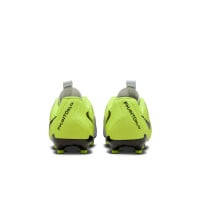 Nike Phantom GX II Academy Gazon Naturel Gazon Artificiel (MG) Enfants Néon Jaune Argenté Noir