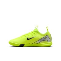 Nike Zoom Mercurial Vapor 16 Academy Chaussures de Foot en Salle (IN) Enfants Néon Jaune Noir Argenté