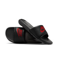 Nike Victori One Slippers Zwart Rood Zwart