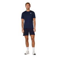 Castore Engineerd T-Shirt Donkerblauw Wit