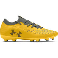 Under Armour Magnetico Select 4.0 Gazon Naturel Chaussures de Foot (FG) Enfants Jaune Gris