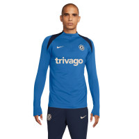 Survêtement Nike Chelsea Strike 1/4-Zip 2024-2025 Bleu Bleu foncé