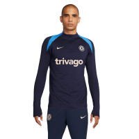 Survêtement Nike Chelsea Strike 1/4-Zip 2024-2025 Bleu foncé Bleu