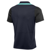 Nike Academy Pro 24 Polo Bleu Foncé Noir Turquoise Blanc