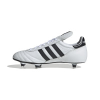 adidas Mundial World Cup Crampons Vissés Chaussures de Foot (SG) Blanc Noir Doré