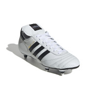 adidas Mundial World Cup Crampons Vissés Chaussures de Foot (SG) Blanc Noir Doré