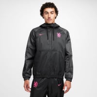 Nike Chelsea Trainingspak Woven 2024-2025 Zwart Roze