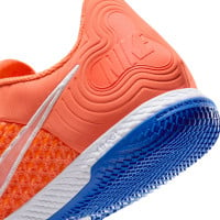 Nike React Gato Zaalvoetbalschoenen (IN) Oranje Blauw Wit