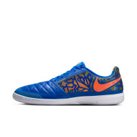 Nike Lunar Gato II Chaussures de Foot en Salle (IN) Bleu Orange Blanc