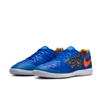 Nike Lunar Gato II Zaalvoetbalschoenen (IN) Blauw Oranje Wit