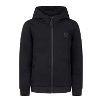 Cruyff Ignite Tape Hoodie Trainingspak Kids Zwart Grijs