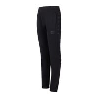 Pantalon d'entraînement Cruyff Ignite Tape pour enfants, noir et gris