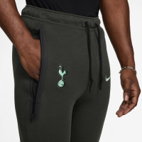 Nike Tottenham Hotspur Tech Fleece Pantalon de Jogging 2024-2025 Gris Foncé Vert Bleu Clair