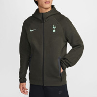 Nike Tottenham Hotspur Tech Fleece Survêtement 2024-2025 Gris Foncé Vert Bleu Clair