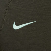 Nike Tottenham Hotspur Tech Fleece Trainingspak 2024-2025 Donkergrijs Groen Lichtblauw