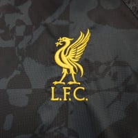 Nike Liverpool Windrunner Trainingspak 2024-2025 Donkergrijs Zwart Geel