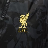 Nike Liverpool Trainingsbroek Woven 2024-2025 Donkergrijs Zwart Geel