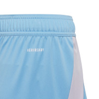 Short de football adidas Tiro 24 pour enfant, bleu et gris