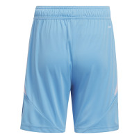 Short de football adidas Tiro 24 pour enfant, bleu et gris