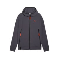 PUMA Pumatech Survêtement Full-Zip Woven Gris Foncé Orange