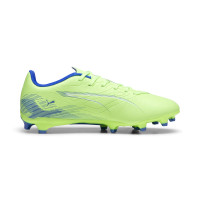 PUMA Ultra 5 Play Gazon Naturel Gazon Artificiel Chaussures de Foot (MG) Vert Bleu Noir Blanc