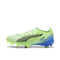 PUMA Ultra 5 Ultimate Gras Voetbalschoenen (FG) Dames Groen Blauw Zwart Wit