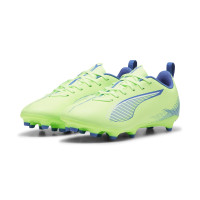 PUMA Ultra 5 Play Gazon Naturel Gazon Artificiel Chaussures de Foot (MG) Enfants Vert Bleu Noir Blanc