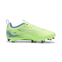 PUMA Ultra 5 Play Gras / Kunstgras Voetbalschoenen (MG) Kids Groen Blauw Zwart Wit