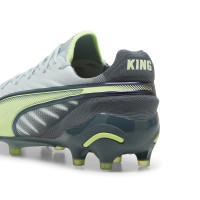 PUMA King Ultimate Gazon Naturel Gazon Artificiel Chaussures de Foot (MG) Femmes Gris Clair Gris Foncé Vert Clair