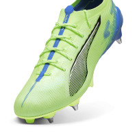 PUMA Ultra 5 Ultimate Crampons Vissés Chaussures de Foot (SG) Vert Bleu Noir Blanc