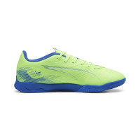 PUMA Ultra 5 Play Chaussures de Foot en Salle (IN) Vert Bleu Noir Blanc